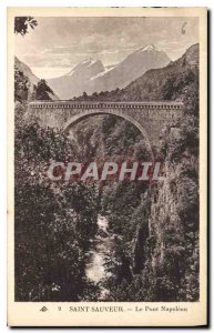 Postcard Old Saint Sauveur le Pont Napoleon