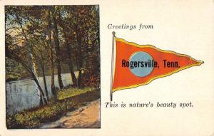 Rogersville Tennessee Scenic Roadway Greeting Antique Postcard K87909