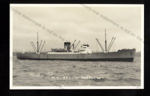 UC129 - Union Castle Cargo Ship - Roslin Castle - postcard by B Feilden