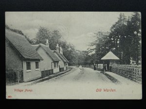 Bedfordshire OLD WARDEN Village Water Pump c1915 Postcard by Bedford Series