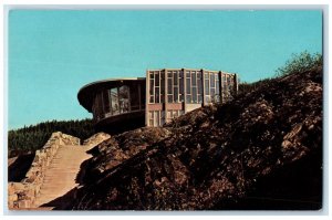 c1960 Mendenhall Glacier Visitors Center Coffee Shop Juneau Alaska AK Postcard