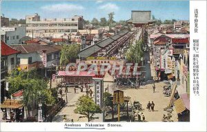 Old Postcard Asakusa Nakamise Stores