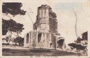 BF11415 nimes la tour de magne  france front/back image