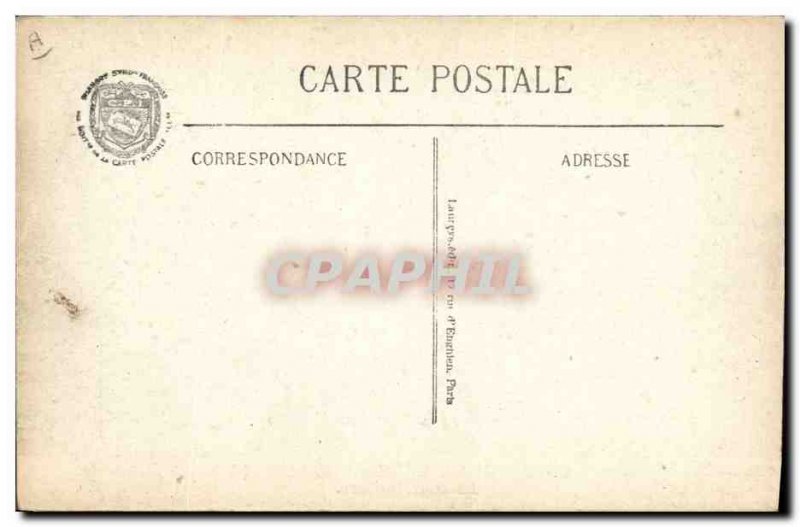 Old Postcard Paris funeral of General Gallieni's funeral chariot