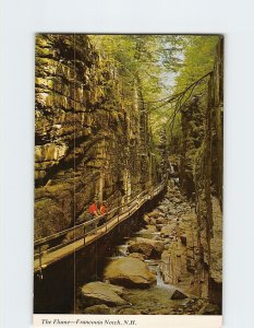 Postcard The Flume Gorge, Franconia Notch, White Mountains, New Hampshire