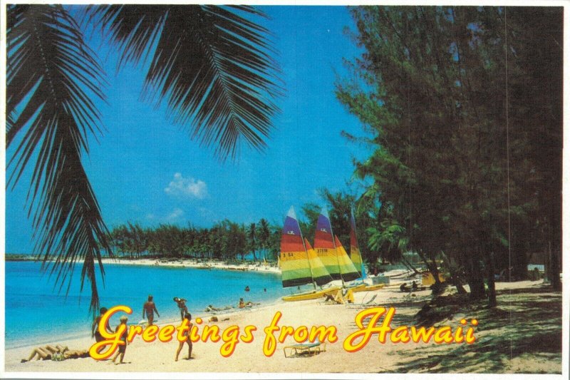 Hawaii Greetings from Hawaii Vintage Postcard BS.06