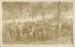 Torrington CT Stamped on Back RR Train Wreck c1910 Real Photo Postcard #2 