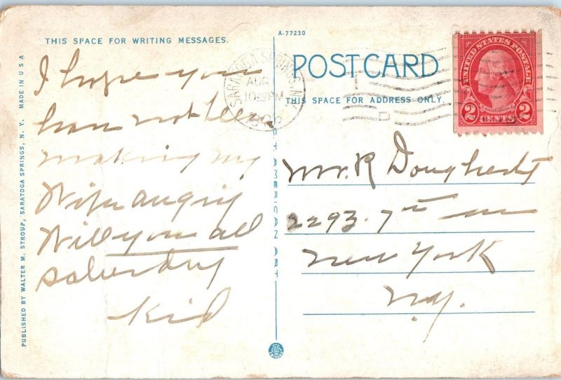 1918 Spouting Spring, Saratoga Springs, New York