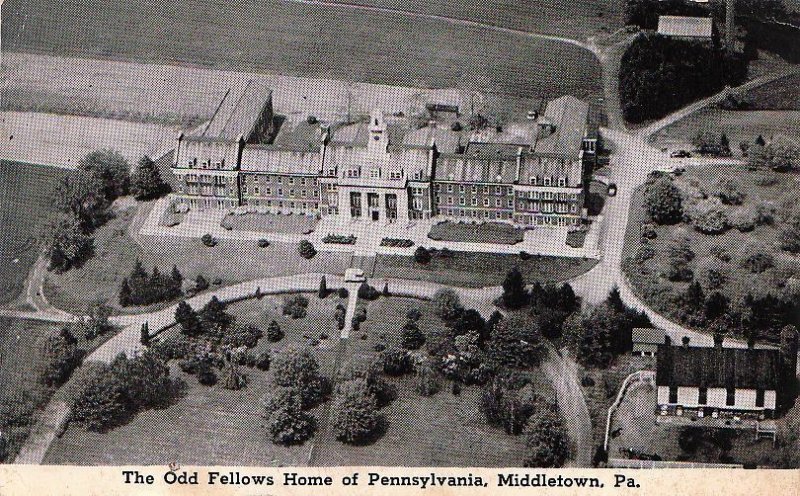 Postcard Odd Fellows Home Pennsylvania Middletown PA