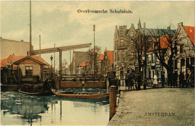 CPA AK AMSTERDAM Overtoomsche Schutsluis NETHERLANDS (605136)