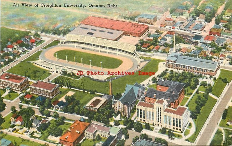 8 Postcards, Omaha, Nebraska,Creighton-Joslyn Memorial-Train Station-Court House