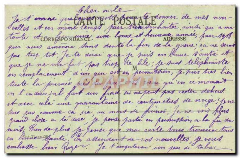 Husseren Wesserling Old Postcard