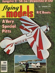 Vintage Flying Models Magazine February 1976