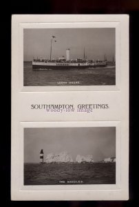 f1658 - Red Funnels Paddle Steamer - Lorna Doone - postcard