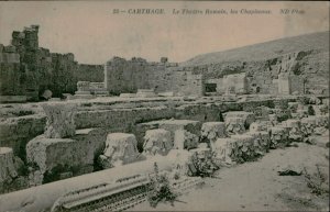 B577 Tunisia Carthage theatre romain les chapiteaux