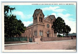 c1920 Cathedral San Francisco De Assisi Church Santa Fe New Mexico NM Postcard 