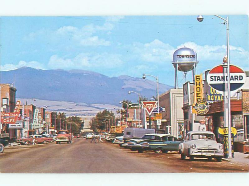 Pre1980 TOWNSEND GAS STATION SIGNS White Sulphur Springs & Helena MT