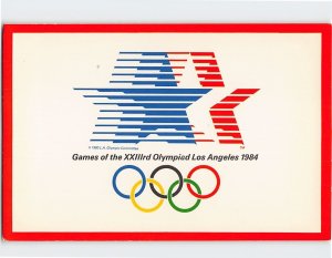 Postcard The XXXIIIrd Olympiad's Star in Motion 1984 LA Olympic Games CA USA