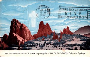 Colorado Colorado Springs Garden Of The Gods Easter Sunrise Service 1950