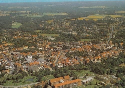 Walsrode Spectacular Aerial German Postcard