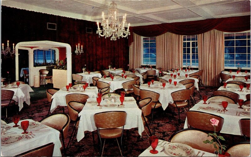 Mangams Chateau Crystal Room Theatre Resturant Lyons Illinois IL Postcard VTG  