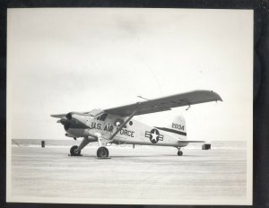 VINTAGE PHOTOGRAPH UNITED STATES AIR FORCE AIRPLANE DEHAVILL L-20 PHOTO