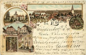 c1899 Postcard; Gruss aus Eutin 2669 Germany Schleswig-Holstein posted