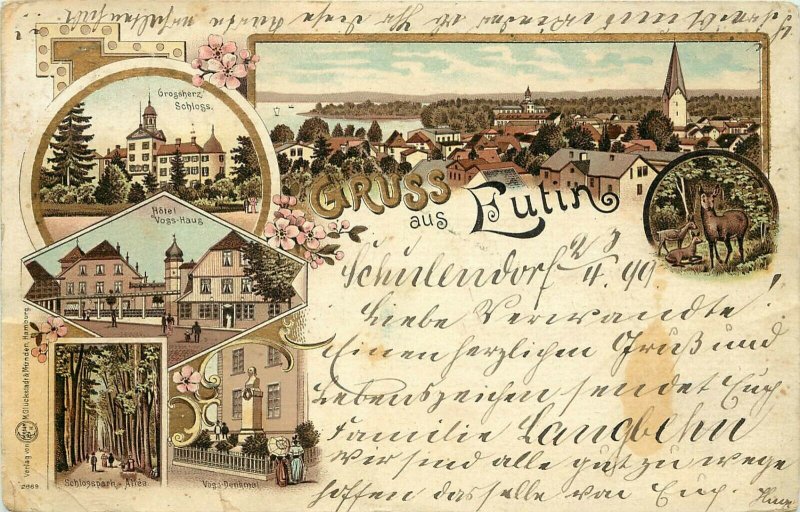 c1899 Postcard; Gruss aus Eutin 2669 Germany Schleswig-Holstein posted