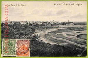 af2751 - URUGUAY - VINTAGE POSTCARD - Colonia - 1910