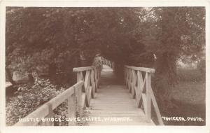 RPPC Rustic Bridge Guys Cliffe Warwick Twigger Photo Coventry Road