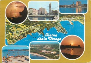 Eastern Europe Balakns Croatia Kotor coast map