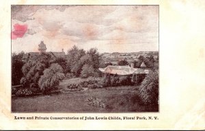 New York Floral Park Lawn and Private Conservatories Of John Lewis Childs