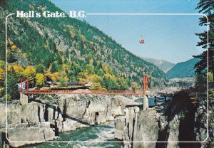 Hell's Gate Airtram and Bridge Over Fraser River Fraser Canyon British C...