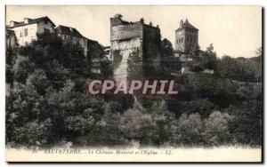 Old Postcard The Sauverre Monreal Castle and Church