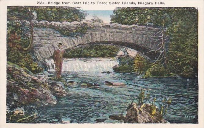 New York Niagara Falls Bridge From Goat Isle To Three Sister Islands