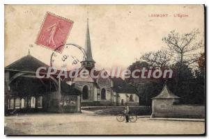 Postcard Old Lesmont The Church