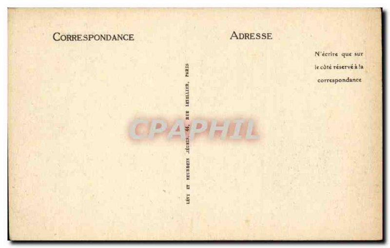 Paris Old Postcard Notre Dame View of & # 39ensemble