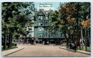 BAR HARBOR, Maine ME ~ HOTEL FLORENCE Hancock County 1923 Postcard