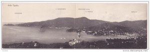 Rapallo , Golfo Tigullio , Italy , 00-10s Bifold Panorama Postcard