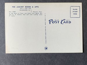 The Jan-Dot 225 E Oak Ave Wildwood NJ Litho Postcard H214782504