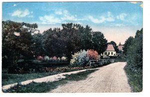 Scene with Flowering Trees and Cottage, United States