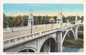 J57/ Wilmington Delaware Postcard c1910 Washington Street Memorial Bridge 322
