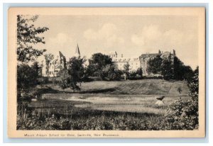 c1940s Mount Allison School for Girls Sackville New Brunswick Canada Postcard