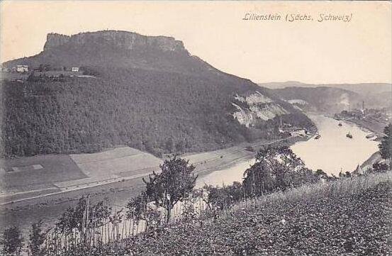 Germany Lilienstein Totalansicht