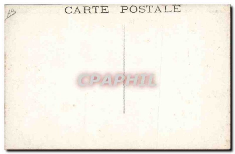 Postcard Old L & # 39epouvantail has ravens