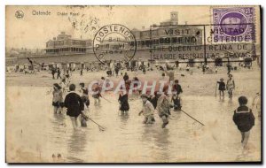 Old Postcard Ostend Chatel Royal Children