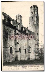 Postcard Old Abbey Church Notre Dame De Jumieges North Coast Old Abbey of Our...
