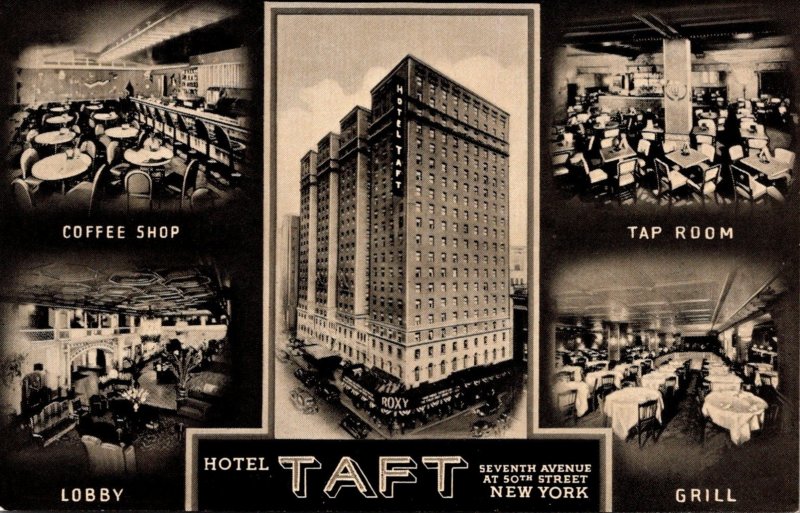 New York City Hotel Taft Lobby Coffee Shop Tap Room & Grill