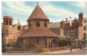 UK, The Round Church, Cambridge, 1960s unused Postcard