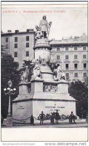 Italy Genova Monumento Cristoforo Colombo